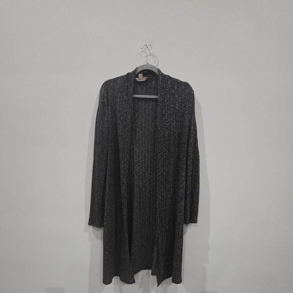 Misia Women's Grey and Black Cardigan